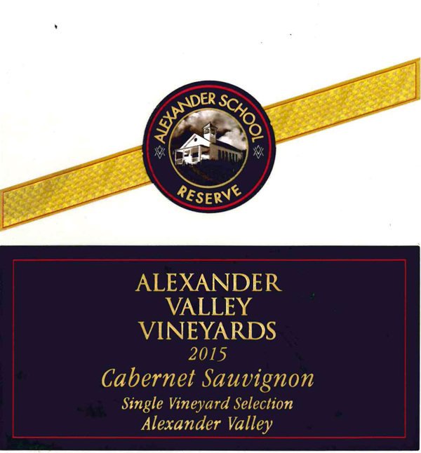 Alexander Valley Vineyards Cabernet 2015