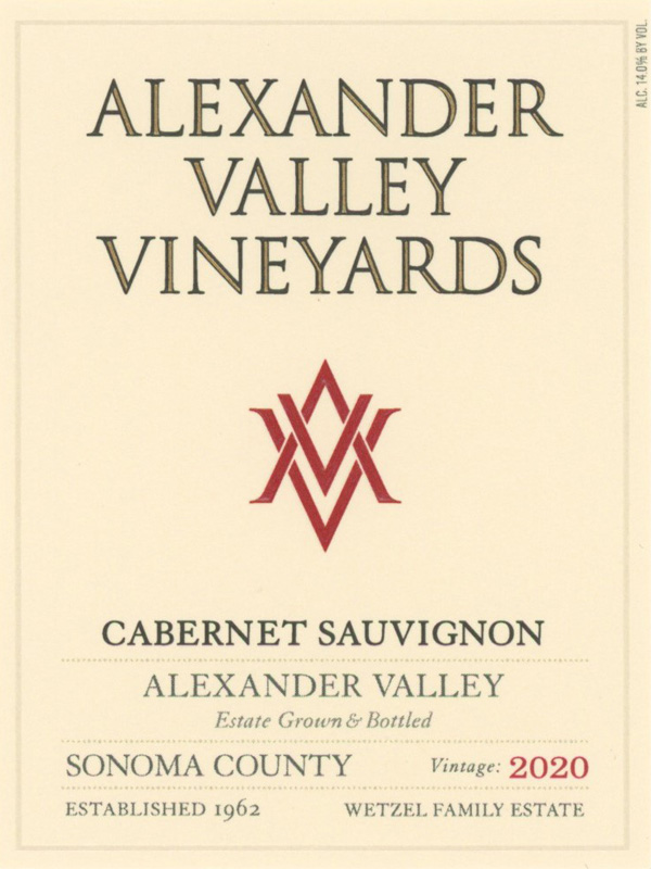 Alexander Valley Vineyard Cabernet Sauvignon 2020
