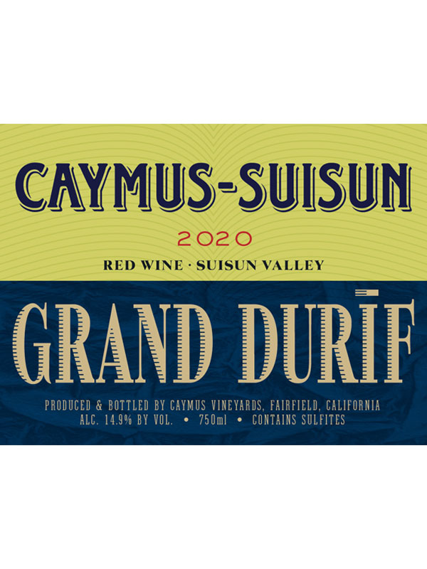Caymus-Suisun Petite Sirah Grand Durif 2020